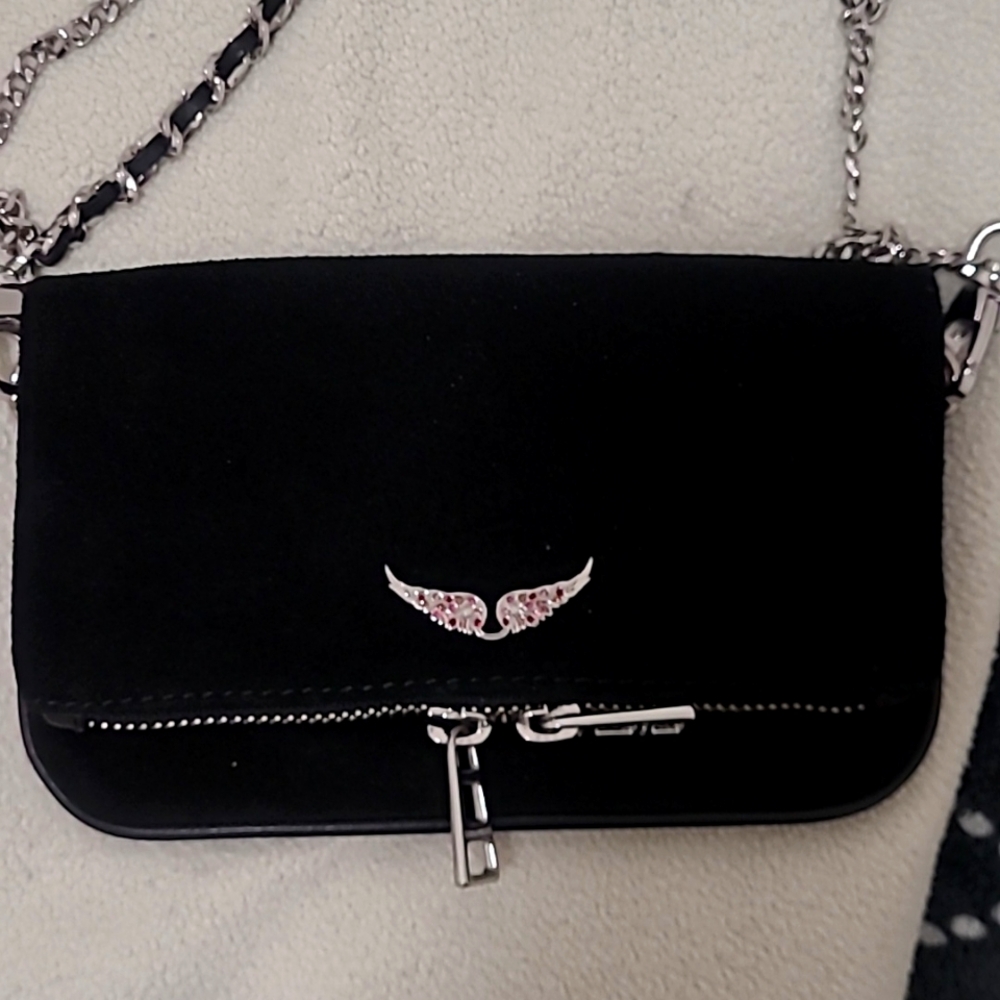 Zadig & Voltaire Rock Nano Suede Pouch